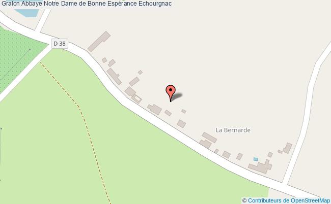 plan Abbaye Notre Dame De Bonne Espérance Echourgnac Echourgnac