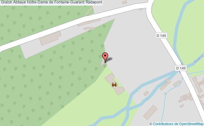plan Abbaye Notre-dame De Fontaine-guerard Radepont Radepont