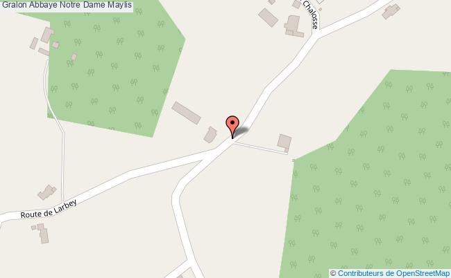 plan Abbaye Notre Dame Maylis Maylis