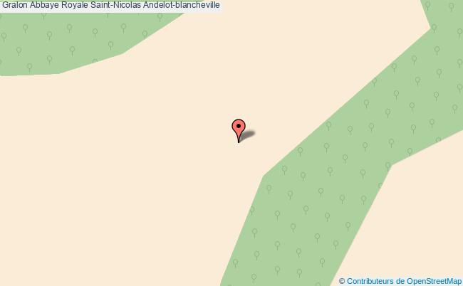plan Abbaye Royale Saint-nicolas Andelot-blancheville Andelot-blancheville