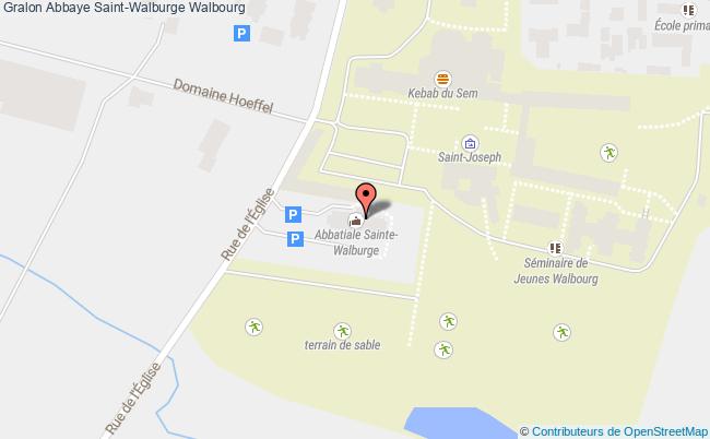 plan Abbaye Saint-walburge Walbourg Walbourg