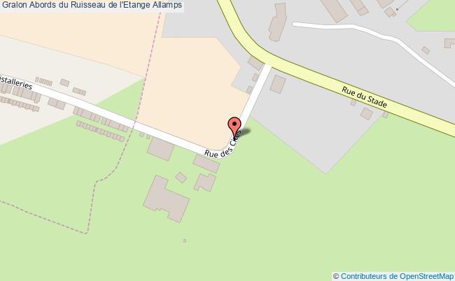 plan Abords Du Ruisseau De L'etange Allamps Allamps