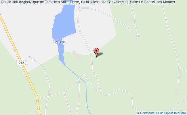 abri troglodytique de Templiers Saint-Pierre, Saint-Michel, de Chevaliers de Malte