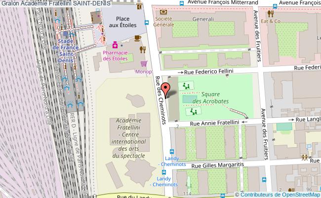 plan Académie Fratellini Saint-denis SAINT-DENIS
