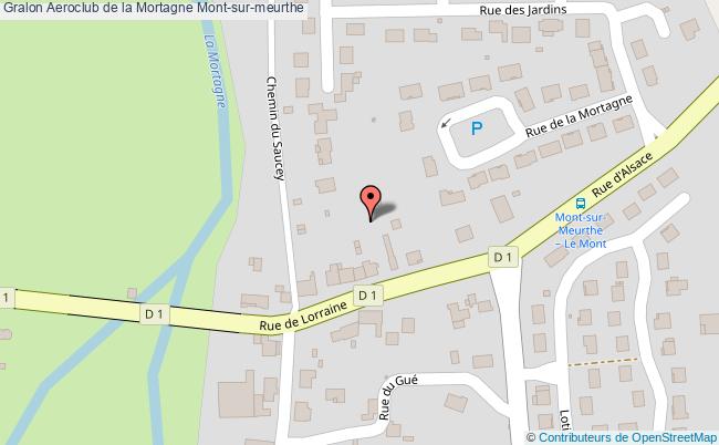 plan Aeroclub De La Mortagne Mont-sur-meurthe Mont-sur-meurthe