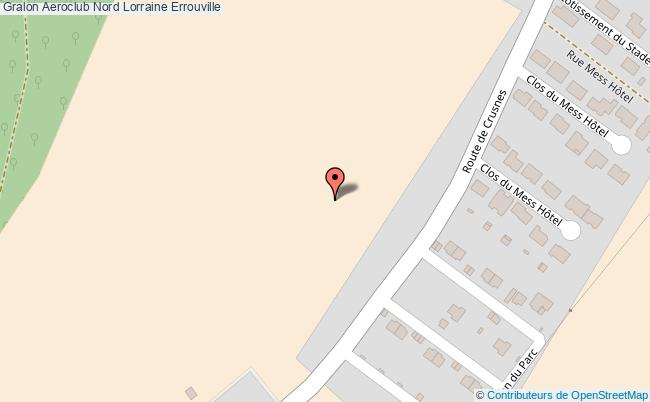 plan Aeroclub Nord Lorraine Errouville Errouville