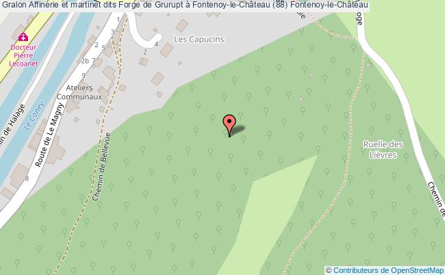 Affinerie et martinet dits Forge de Grurupt à Fontenoy-le-Château (88)