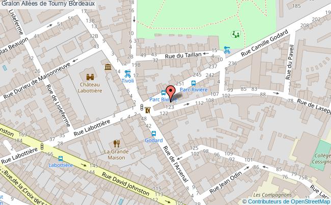 plan Allées De Tourny Bordeaux Bordeaux