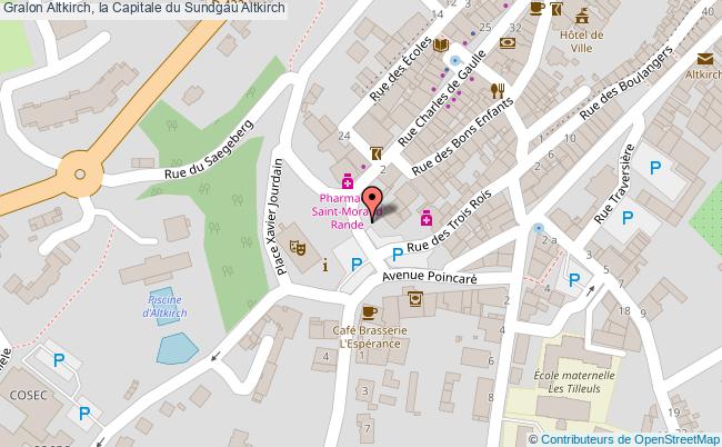 plan Altkirch, La Capitale Du Sundgau Altkirch Altkirch