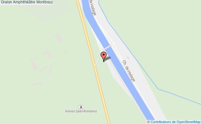 plan Amphithéâtre Montbouy Montbouy