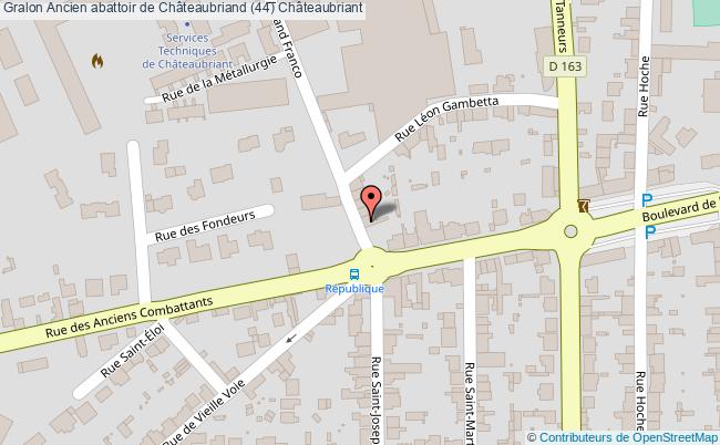 plan Ancien Abattoir De Châteaubriand (44) Châteaubriant Châteaubriant