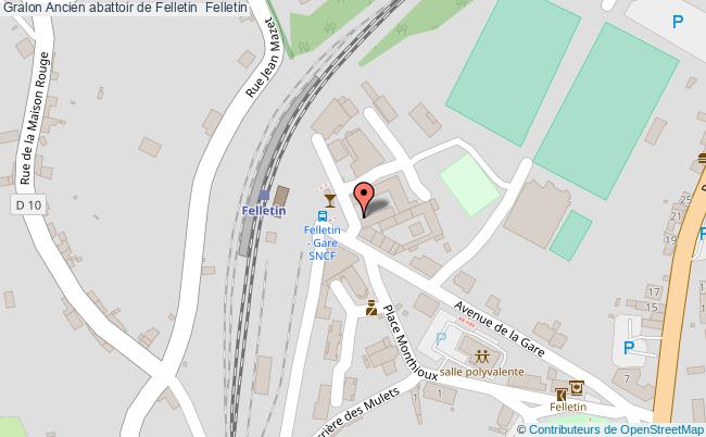 plan Ancien Abattoir De Felletin  Felletin Felletin