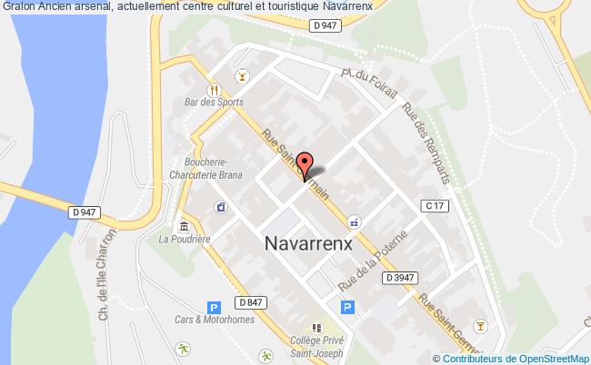 plan Ancien Arsenal, Actuellement Centre Culturel Et Touristique Navarrenx Navarrenx