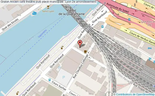 plan Ancien Café Théâtre Puis Place Municipale  Lyon 2e Arrondissement Lyon 2e arrondissement
