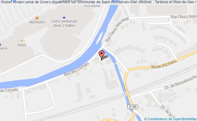 Ancien canal de givors (également sur communes de saintromainengier