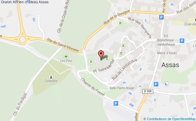 plan Ancien Château Assas Assas