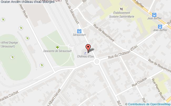 plan Ancien Château D'eau Bourges Bourges