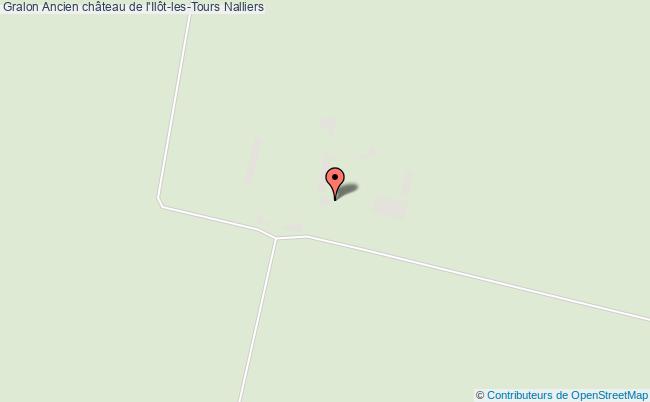 plan Ancien Château De L'ilôt-les-tours Nalliers Nalliers