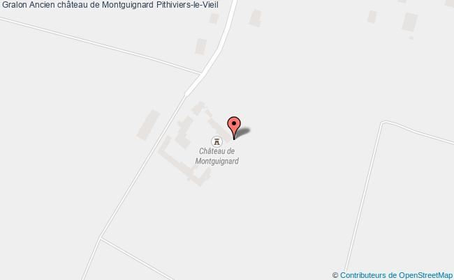 plan Ancien Château De Montguignard Pithiviers-le-vieil Pithiviers-le-Vieil