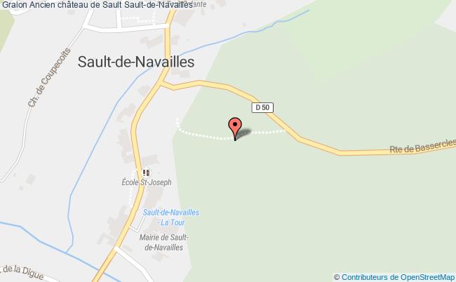 plan Ancien Château De Sault Sault-de-navailles Sault-de-Navailles