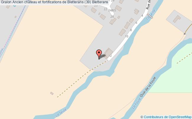 Ancien château et fortifications de bletterans (39) Bletterans tourisme