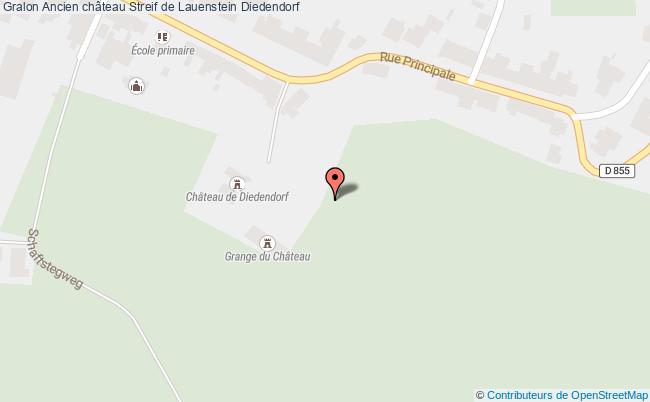 plan Ancien Château Streif De Lauenstein Diedendorf Diedendorf