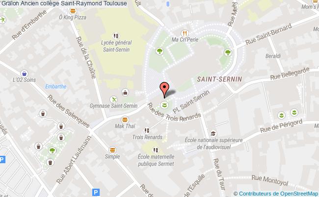 plan Ancien Collège Saint-raymond Toulouse Toulouse