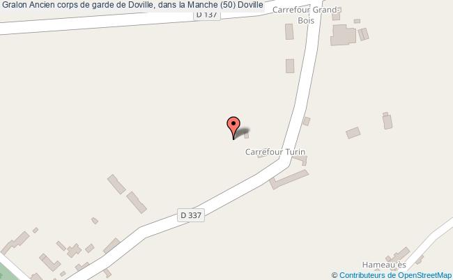 Ancien corps de garde de Doville, dans la Manche (50)