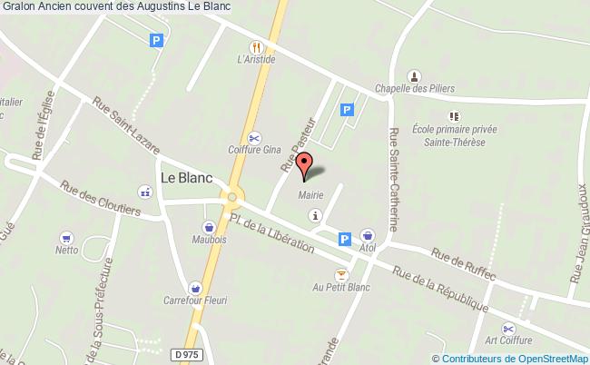 plan Ancien Couvent Des Augustins Le Blanc Le Blanc