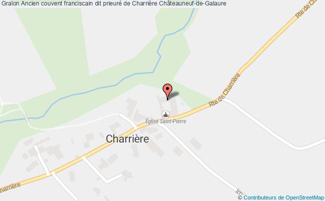 plan Ancien Couvent Franciscain Dit Prieuré De Charrière Châteauneuf-de-galaure Châteauneuf-de-Galaure