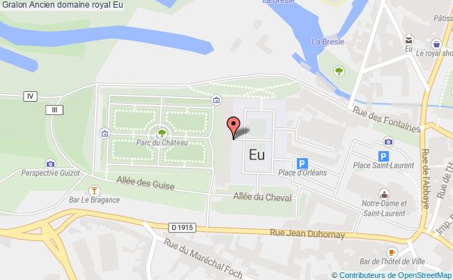 plan Ancien Domaine Royal Eu Eu