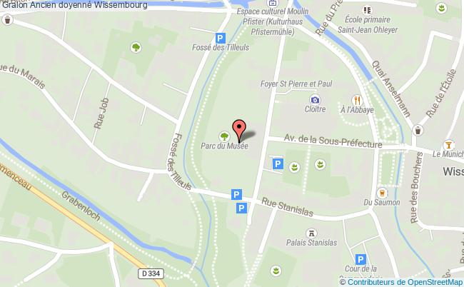 plan Ancien Doyenné Wissembourg Wissembourg