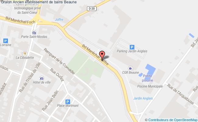 plan Ancien établissement De Bains Beaune Beaune