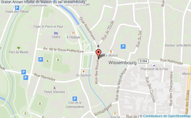 plan Ancien Hôpital Dit Maison Du Sel Wissembourg Wissembourg