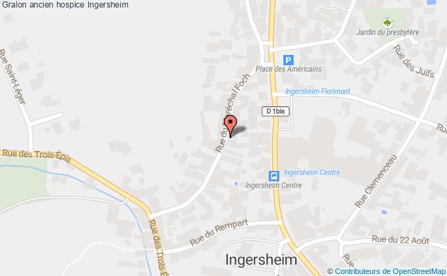 plan Ancien Hospice Ingersheim Ingersheim