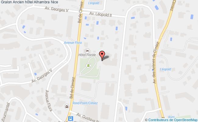 plan Ancien Hôtel Alhambra Nice Nice
