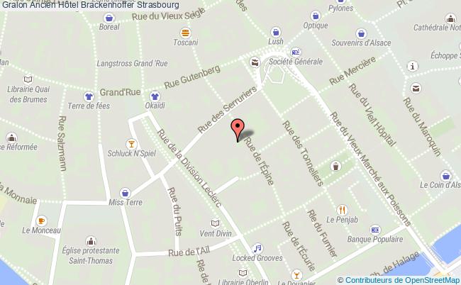 plan Ancien Hôtel Brackenhoffer Strasbourg Strasbourg