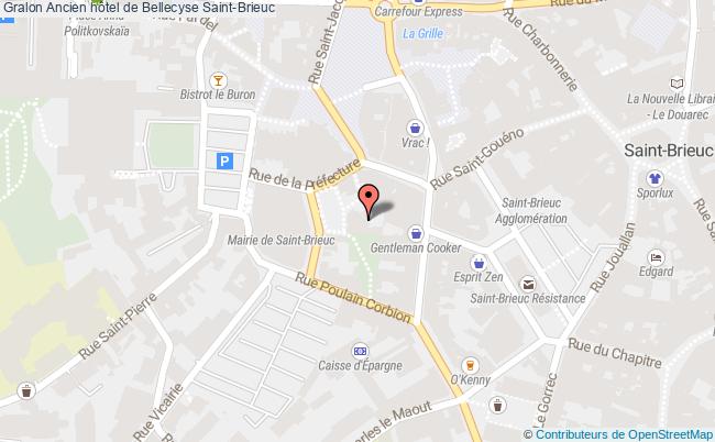 plan Ancien Hôtel De Bellecyse Saint-brieuc Saint-Brieuc