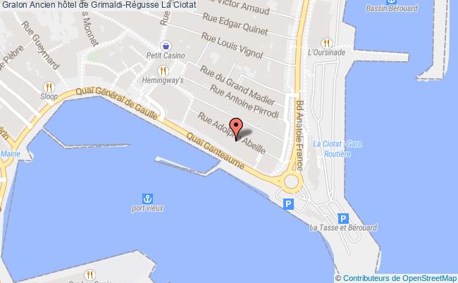 plan Ancien Hôtel De Grimaldi-régusse La Ciotat La Ciotat