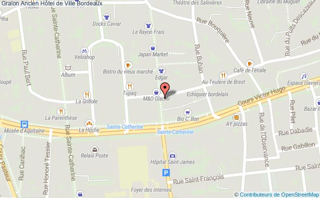 plan Ancien Hôtel De Ville Bordeaux Bordeaux