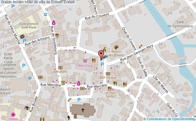 plan Ancien Hôtel De Ville De Erstein Erstein Erstein