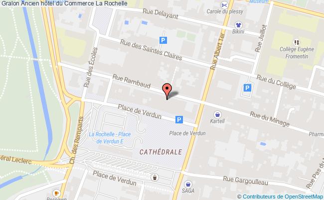 plan Ancien Hôtel Du Commerce La Rochelle La Rochelle
