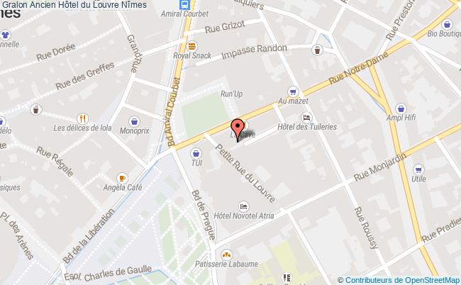 plan Ancien Hôtel Du Louvre Nîmes Nîmes