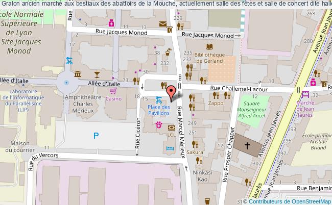 plan Ancien Marché Aux Bestiaux Des Abattoirs De La Mouche, Actuellement Salle Des Fêtes Et Salle De Concert Dite Halle Tony Garnier Lyon 02 Lyon 02