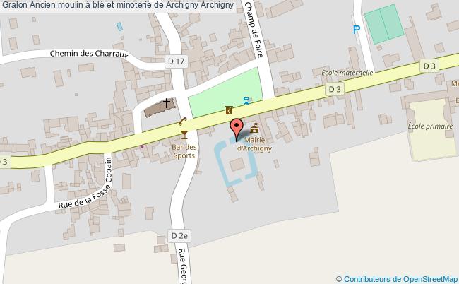 Ancien moulin à blé et minoterie de Archigny