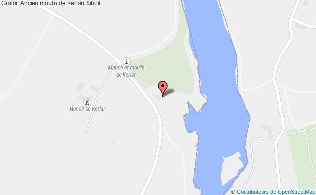 plan Ancien Moulin De Kerlan Sibiril Sibiril