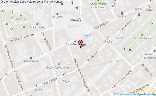 plan Ancien Observatoire De La Marine Nantes Nantes