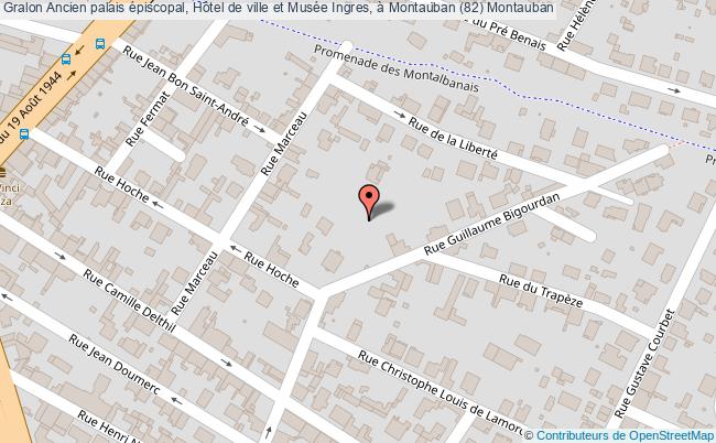 Ancien palais épiscopal, hôtel de ville et musée ingres, à montauban