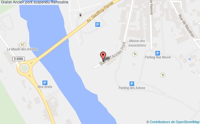 plan Ancien Pont Suspendu Remoulins Remoulins