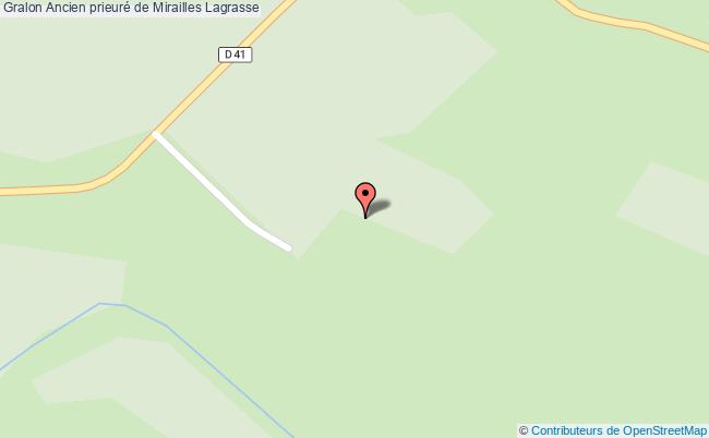 plan Ancien Prieuré De Mirailles Lagrasse Lagrasse